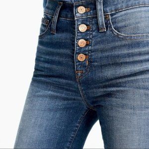 NWT J Crew 9" Toothpick button fly jean